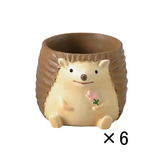 花材 GHリトルレジンポット・ハリネズミ(3770C)6個入