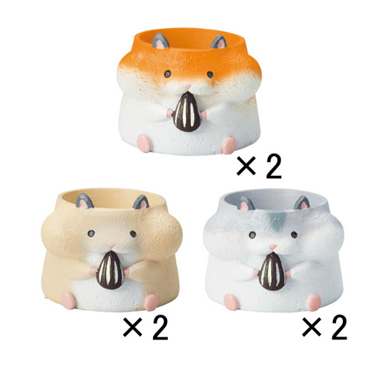 花材 GHリトルレジンポット・ハムスター(4903S)6個入