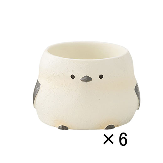 花材 GHリトルレジンポット・シマエナガ(5150)6個入