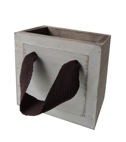 花材 ネイチャーデザインズ・キャリー紙袋・小・グレイ(45783)